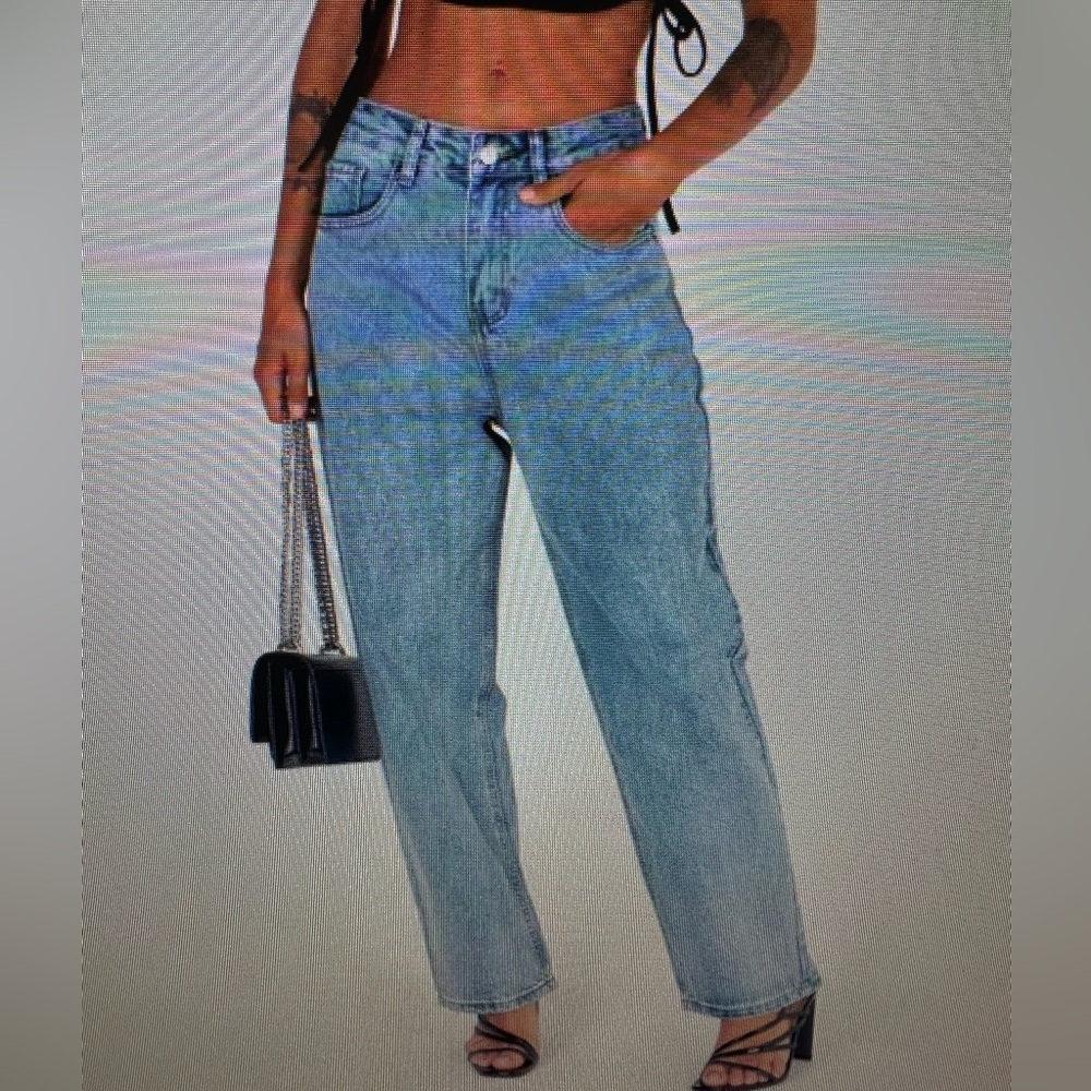Princess Polly (Lioness) High Waisted Wide Leg Jeans